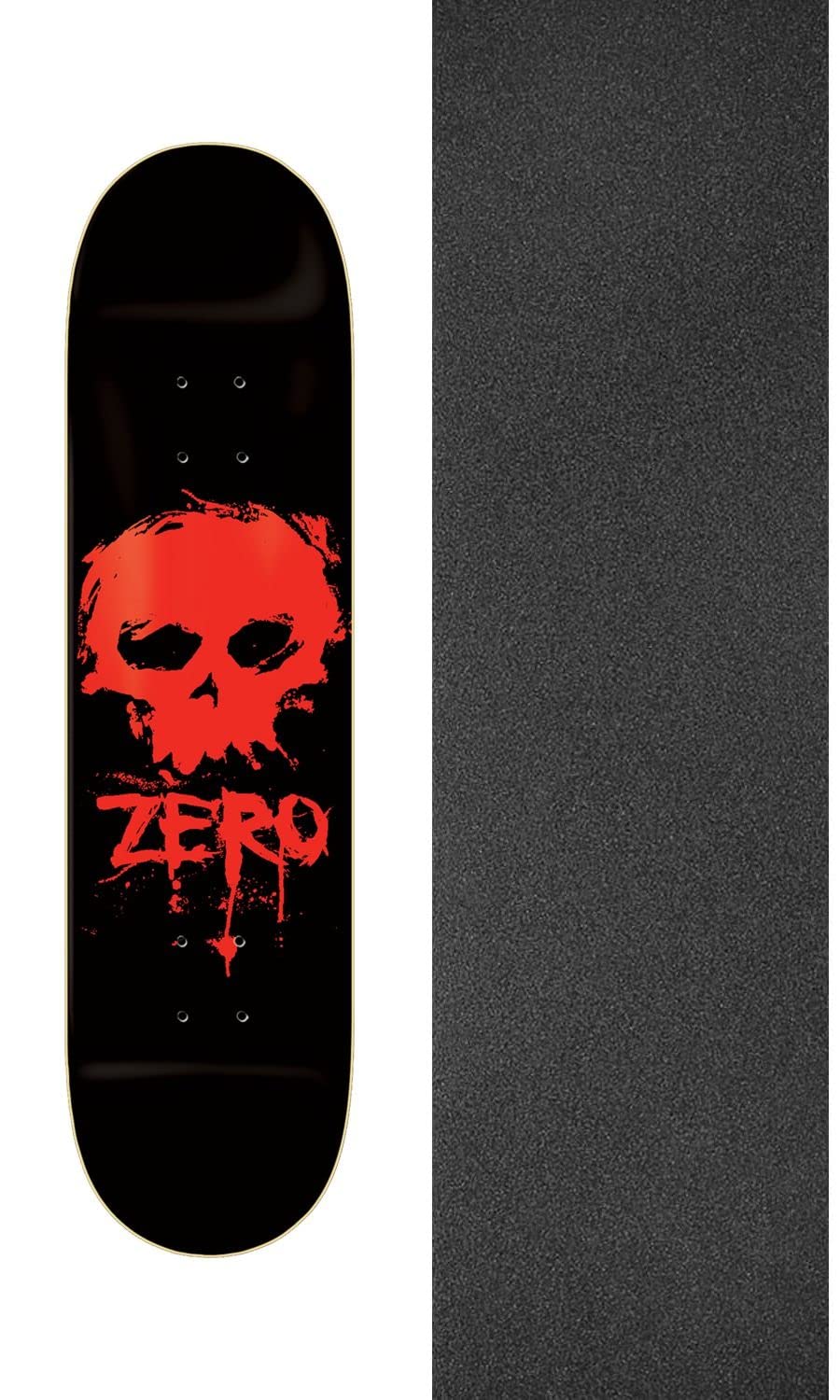 Zero Skateboards Blood Skull Black/Red Skateboard Deck - 8