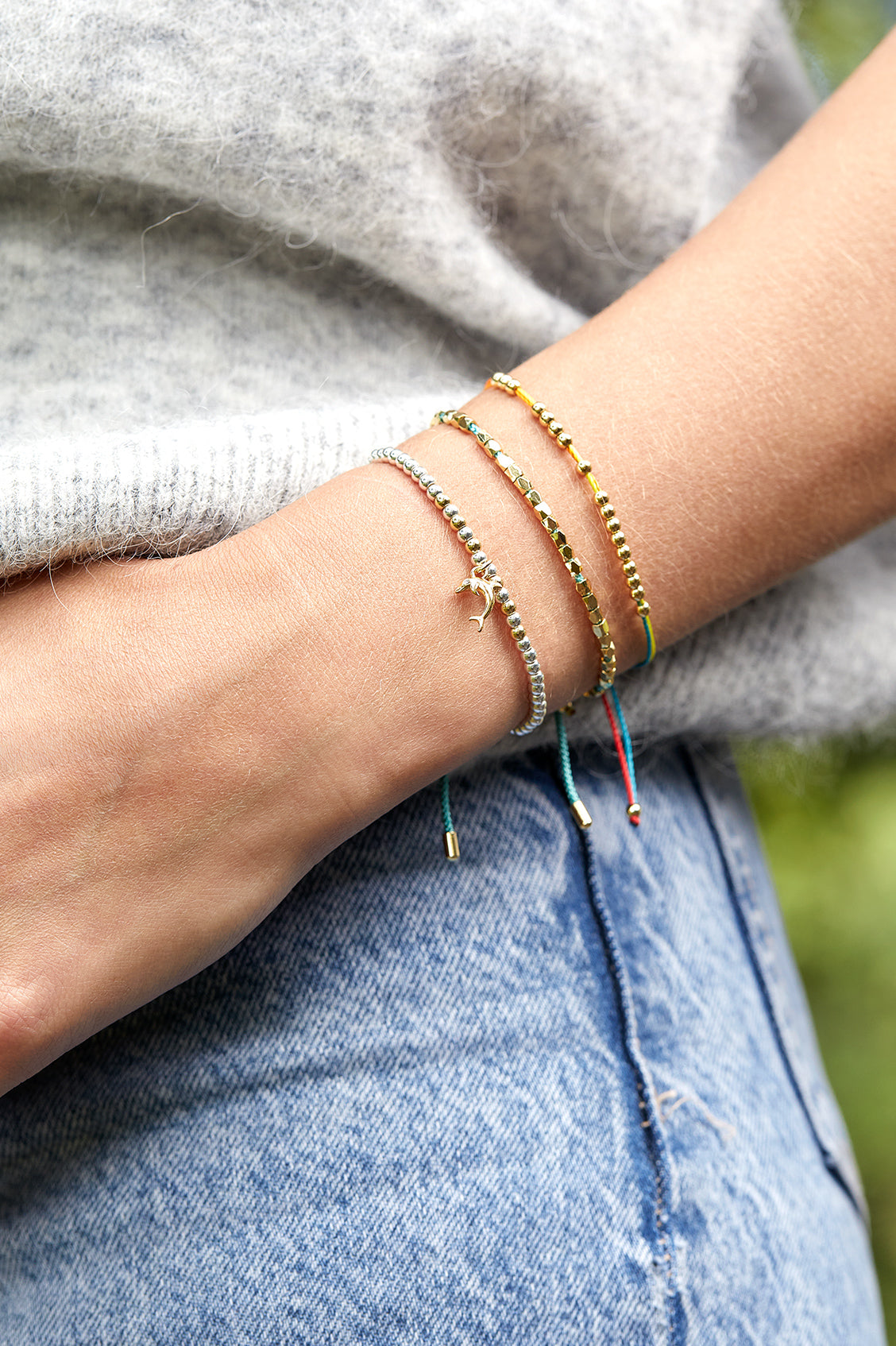 Dolphin Sienna Bracelet for Women - Elegant Adjustable Beaded Jewelry Gift for Her - Perfect for Beach, Party & Everyday Wear