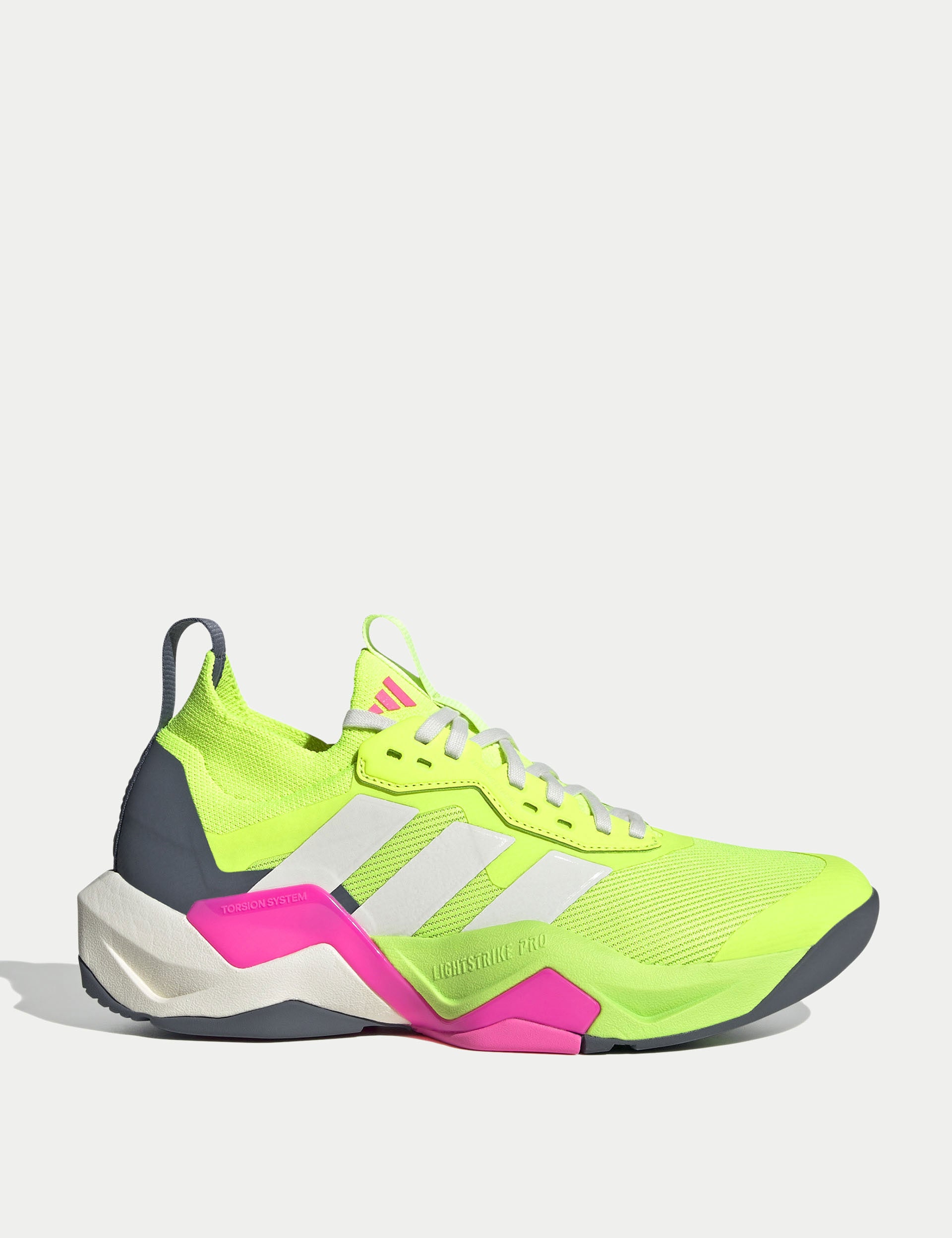 Rapidmove ADV 2 HIIT Training Shoes for Women - Lightweight Gym & Cross Training Sneakers - Lucid Lemon/Chalk White/Lucid Pink - Perfect for HIIT Workouts, Running & Fitness Classes