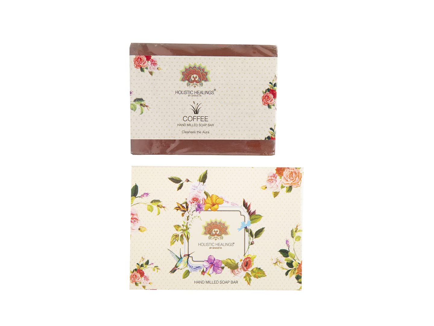 Holistic Healings By Shaveta Coffee Soap – 100g Handmade Natural Vegan Bar with Essential Oils, Cruelty-Free & Eco-Friendly, Zero Waste Seed Paper Wraps – Exfoliating & Moisturizing for Face & Body Care