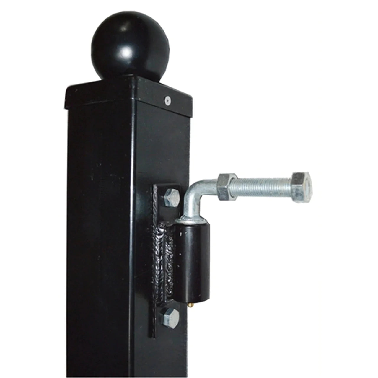 ALEKO 5/8 Inch LM114 Regular Hinge J Bolt for Driveway Gates - Heavy Duty Gate Hardware for Secure Entryways & Fences