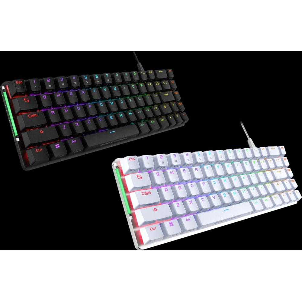 ASUS ROG Falchion Ace NXBN 60% Wireless Mechanical Gaming Keyboard - Compact RGB Backlit, Low-Profile Switches for PC & Mac Gamers - Perfect for Esports, Travel & Small Desks