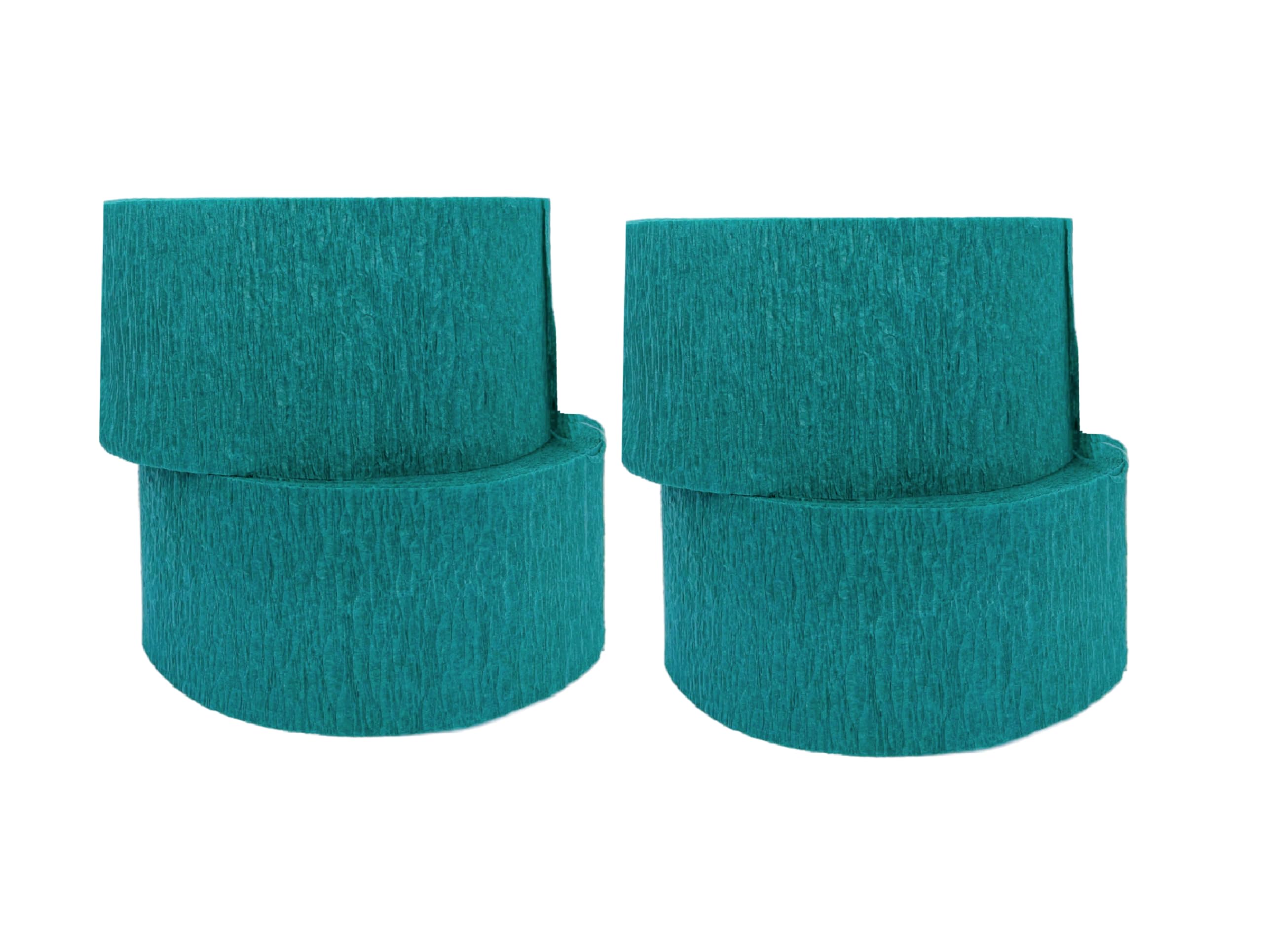 Premium Teal Peacock Crepe Paper Streamers - 290 Feet Party Decorations | USA Made | Perfect for Birthday Parties, Baby Showers & Wedding Decorations