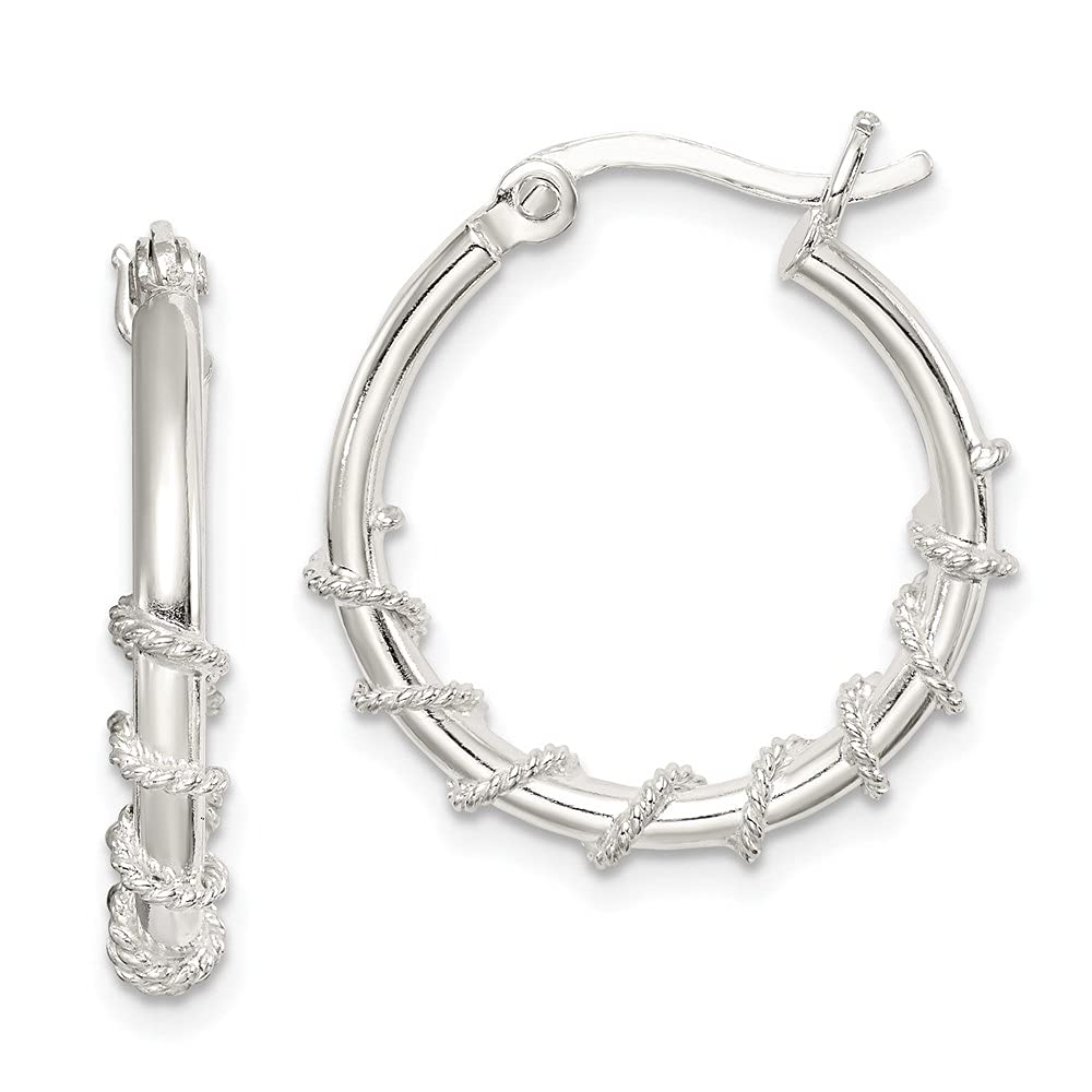 925 Sterling Silver Hoop Earrings for Women - Hypoallergenic & Tarnish-Resistant Fine Jewelry - Perfect for Everyday Wear, Parties & Gifts