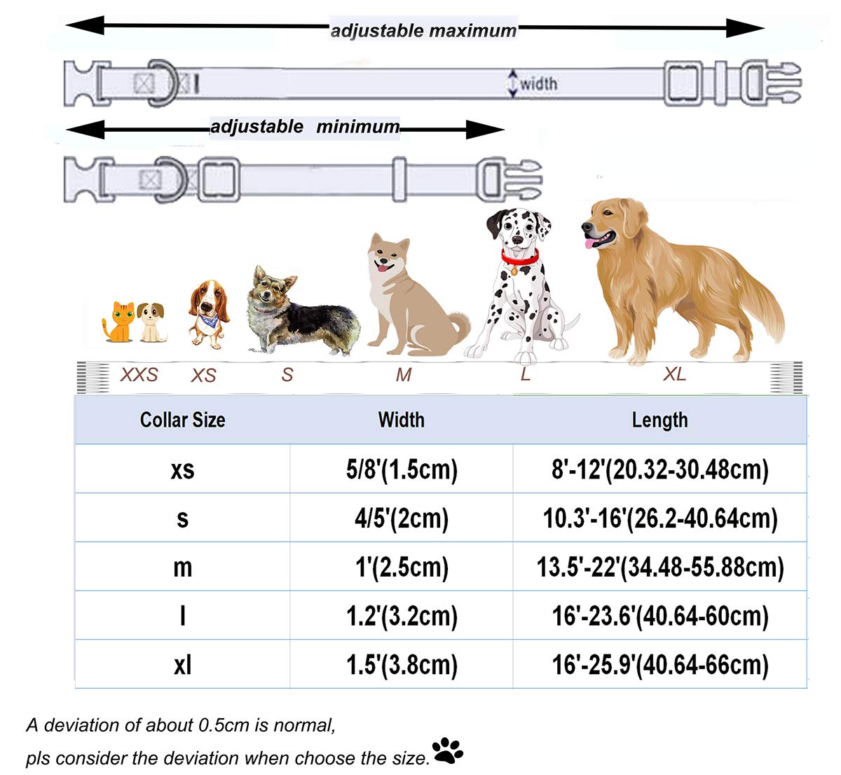 DOGWONG White Cotton Dog Collar with Bow - Adjustable Pet Collar for Small Medium Large Dogs | Wedding, Party & Daily Walk Accessory