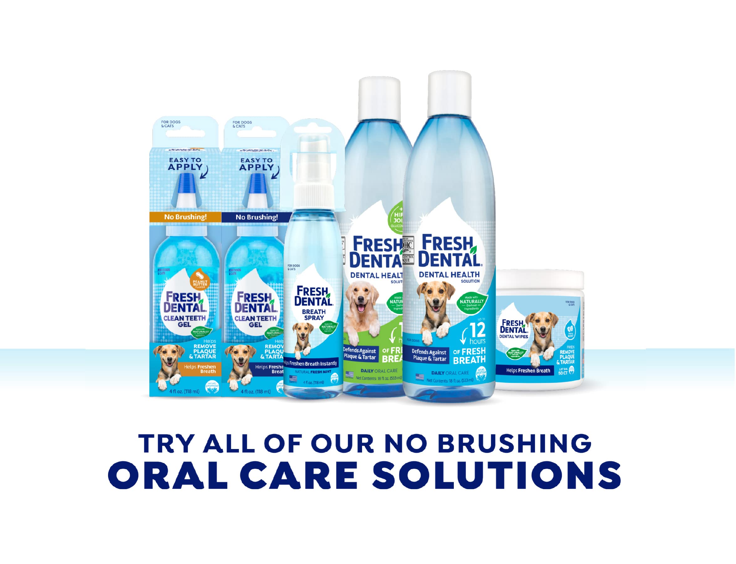 Natural Mint Flavored Dog Toothpaste for Teeth Cleaning & Plaque Removal – Freshens Breath, No Toothbrush Needed – Made in USA, 4oz – Perfect for Daily Oral Care & Dental Hygiene at Home
