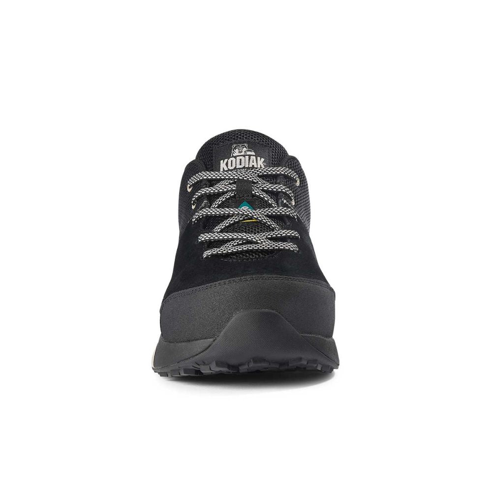 Kodiak Quicktrail Leather Men's Composite Toe Work Safety Athletic Shoes 835DBK - Black | Slip Resistant & Comfortable for Construction, Hiking & Outdoor Work