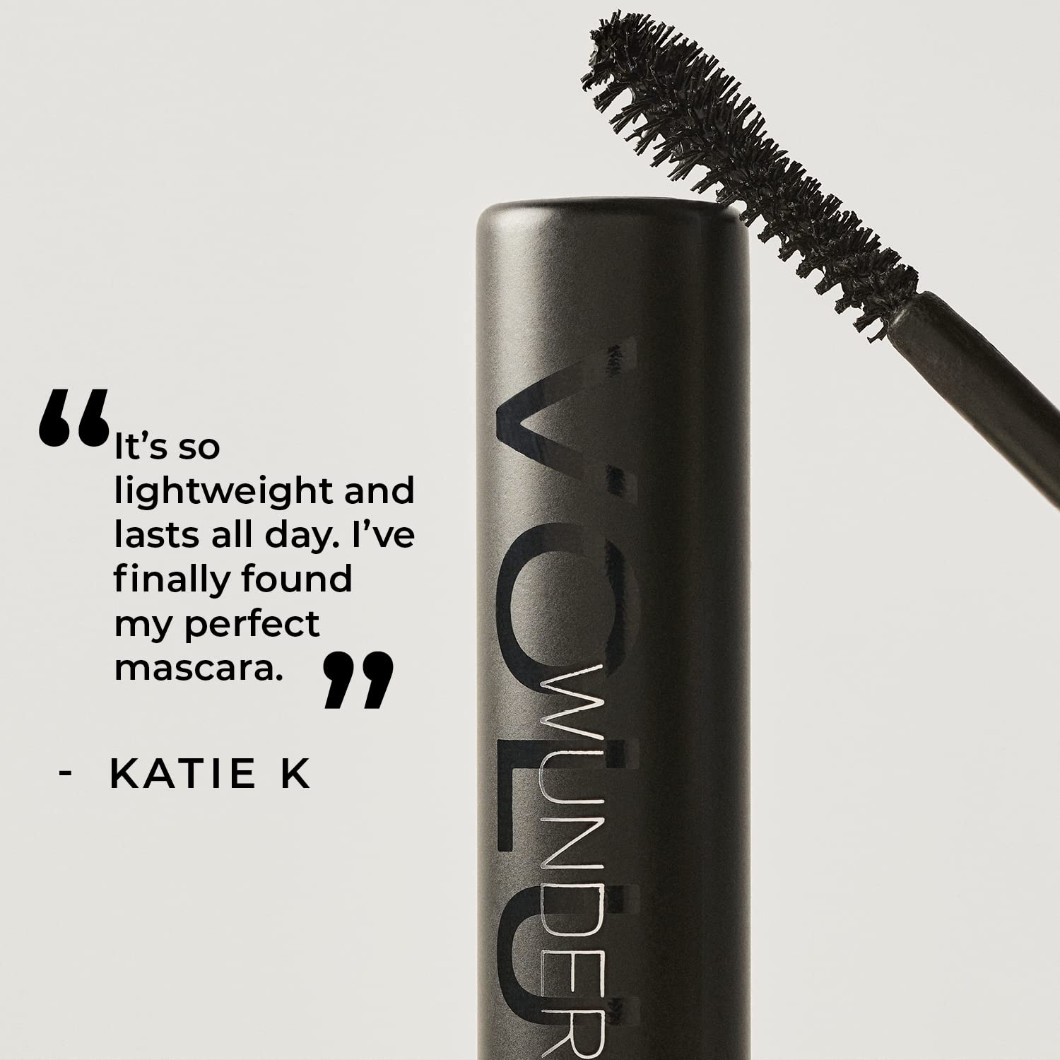 WUNDERBROW Volumizing & Lengthening Mascara - Black Vegan Cruelty-Free Formula for Longer Lashes | Perfect for Everyday Wear, Date Night & Special Occasions