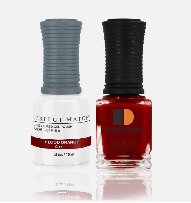 PMS10 Blood Orange Soak Off Gel & Lacquer Set for Nail Art