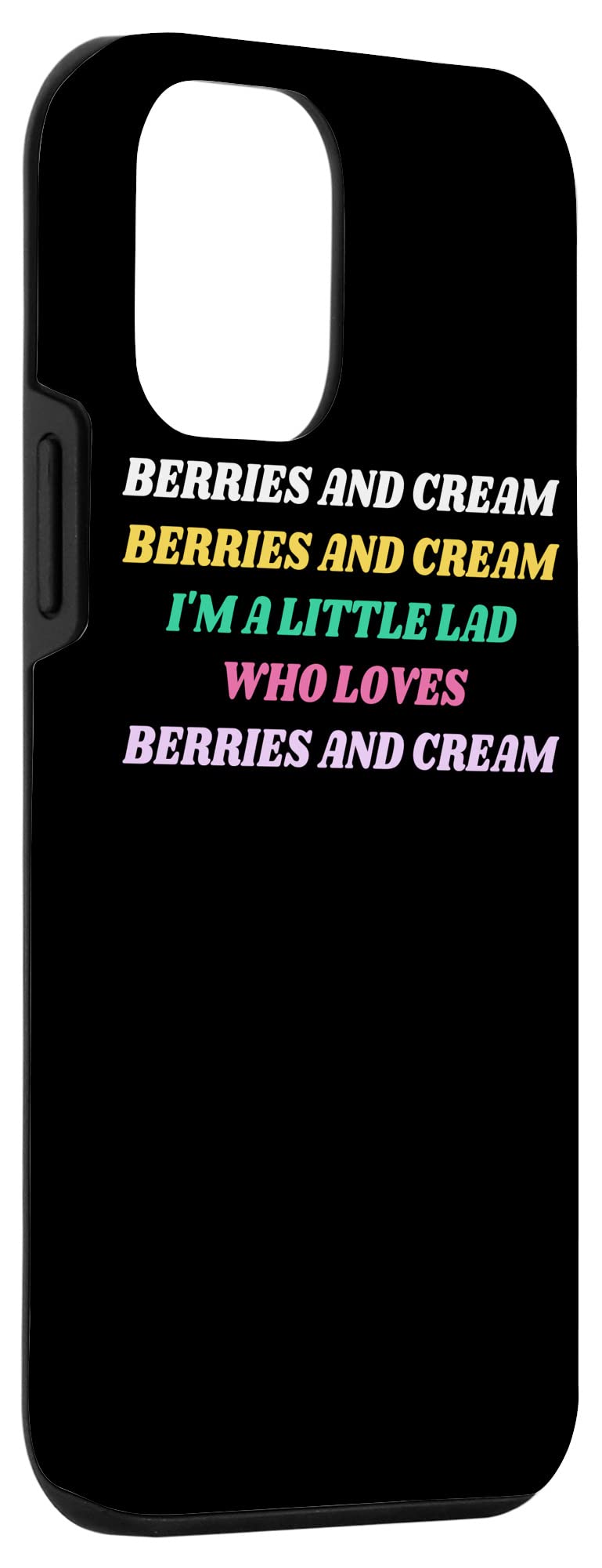 iPhone 12 Mini Case - Berries & Cream Design for Kids & Teens | Cute Protective Phone Cover for School, Play & Everyday Use