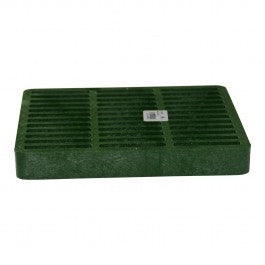 NDS 991 9-Inch Atrium Grate in Green - Perfect for Yard Drainage and Landscaping Projects