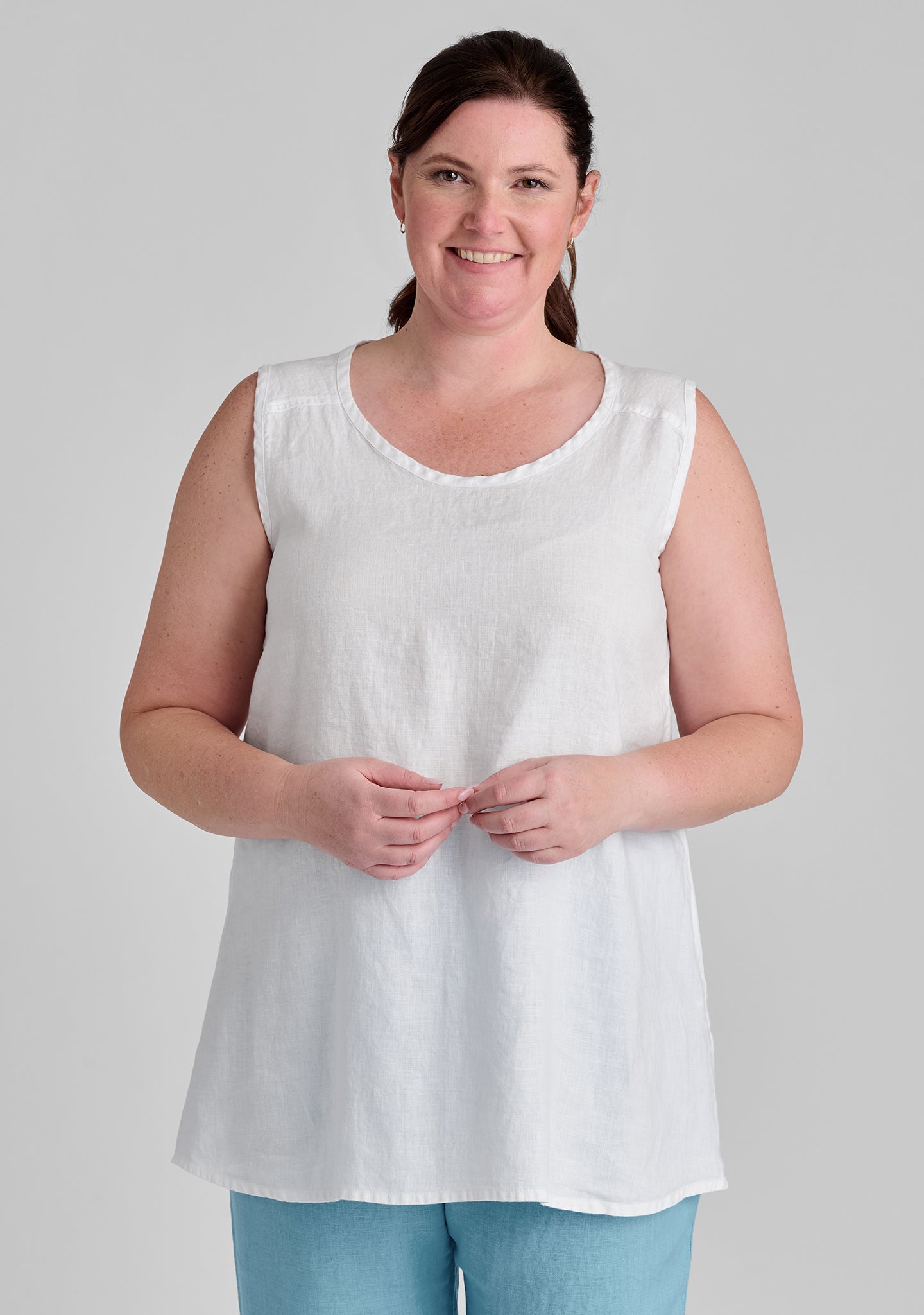 Dreamy Linen Tank Top for Women - Soft Breathable Summer Casual Shirt | Perfect for Beach, Vacation & Everyday Wear