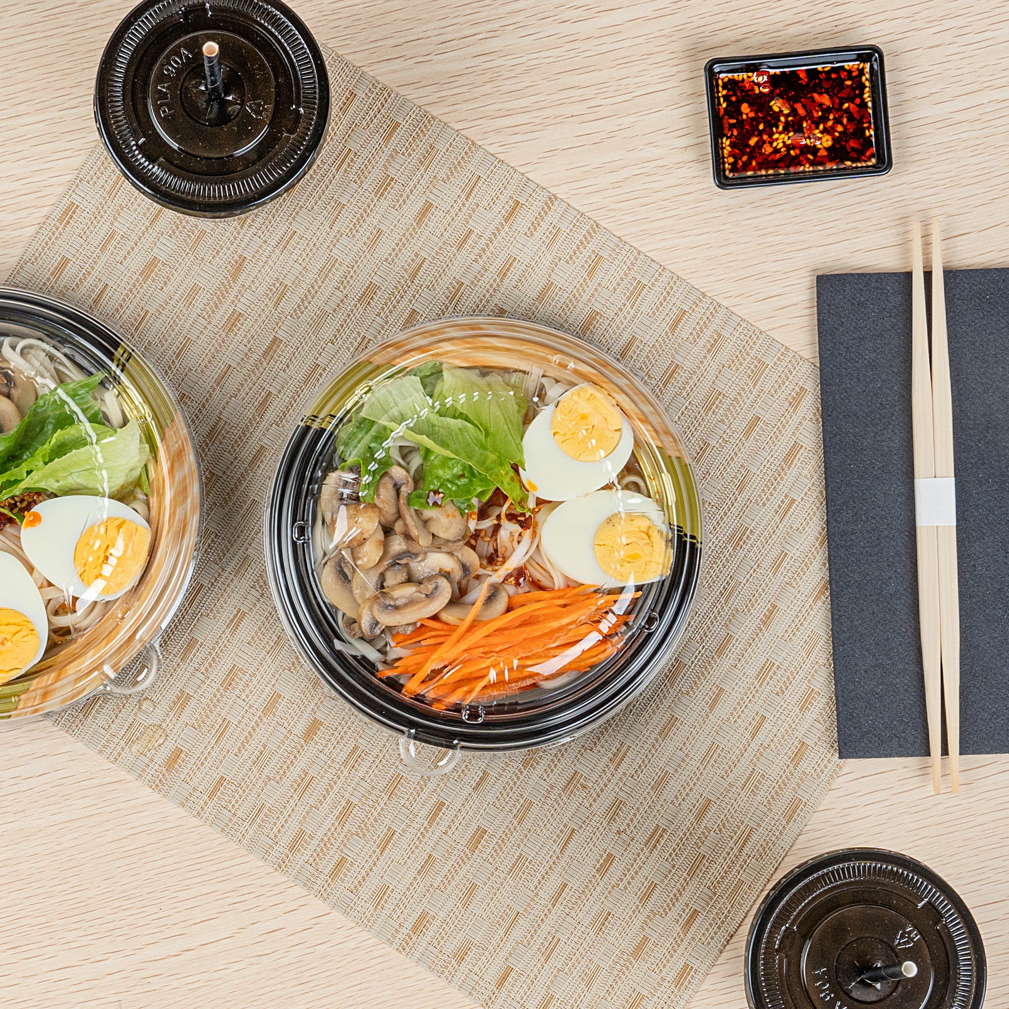 Clear Plastic Bento Box Lid - 7.25