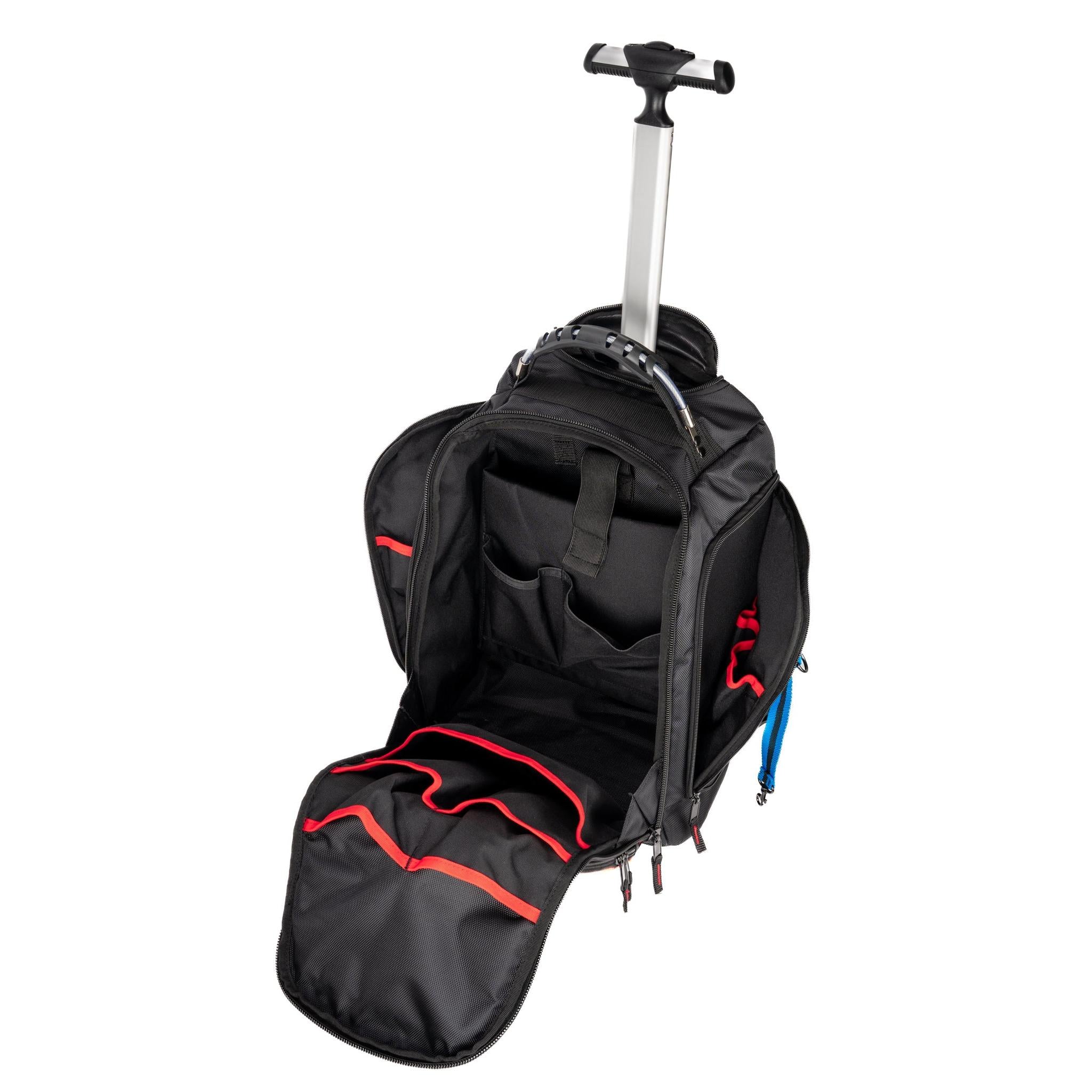 Al Gard TBWW Rolling Tool Backpack with Wheels - Durable & Portable Tool Storage for Construction, Electricians, and DIY Projects