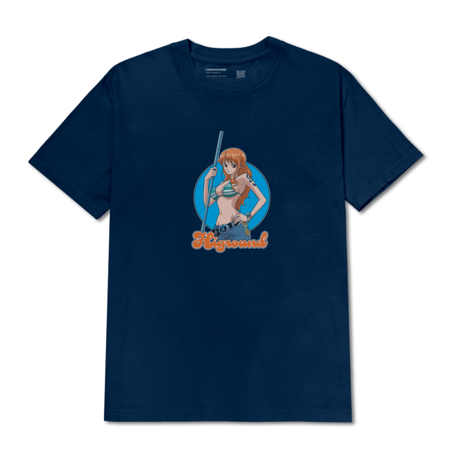One Piece Nami Anime Graphic T-Shirt - Cotton Crewneck Tee for Men & Women - Perfect for Cosplay, Anime Conventions, and Casual Wear
