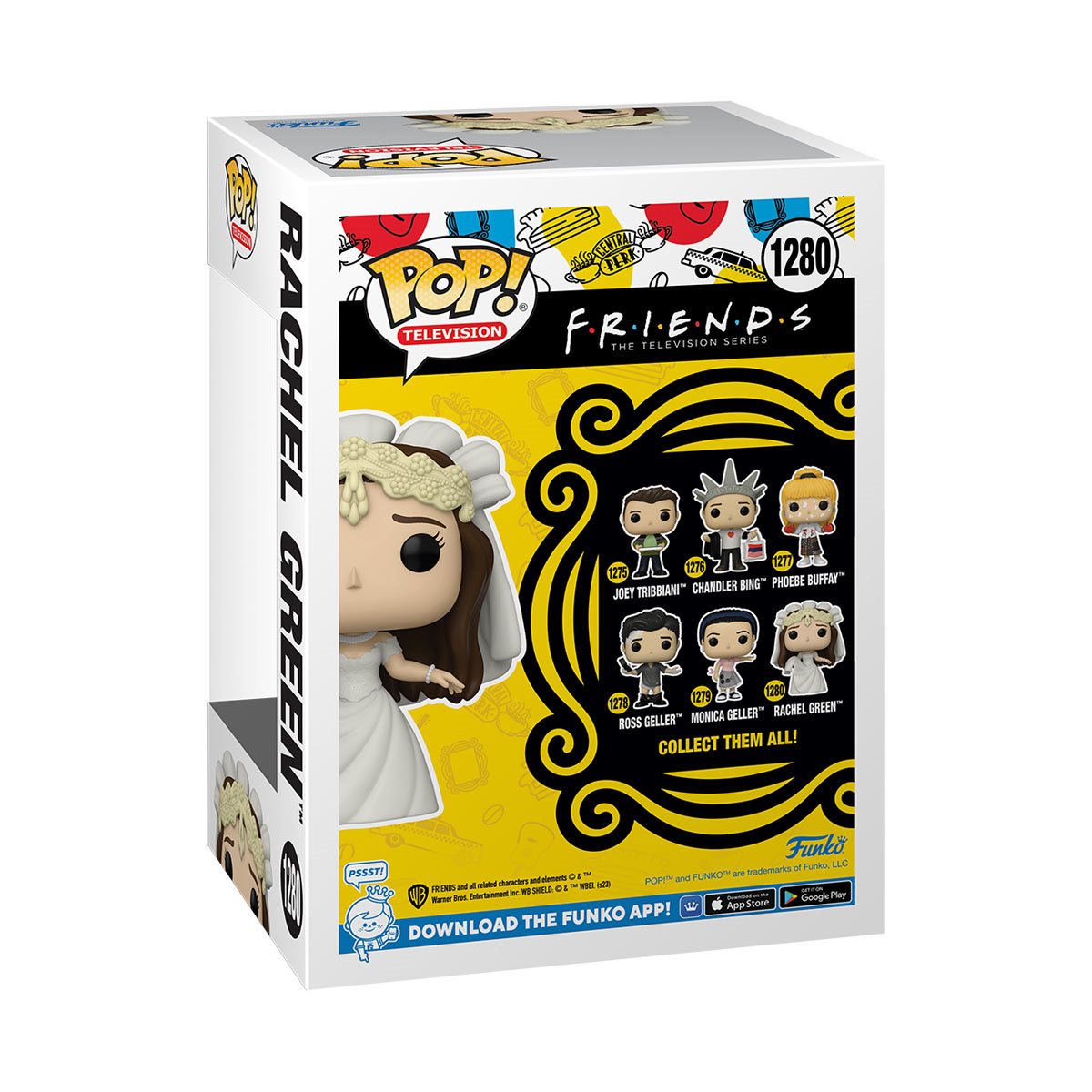 Friends Rachel Green Wedding Funko Pop! Vinyl Figure #2180 - Perfect for TV Show Collectors, Office Decor, and Gift Giving