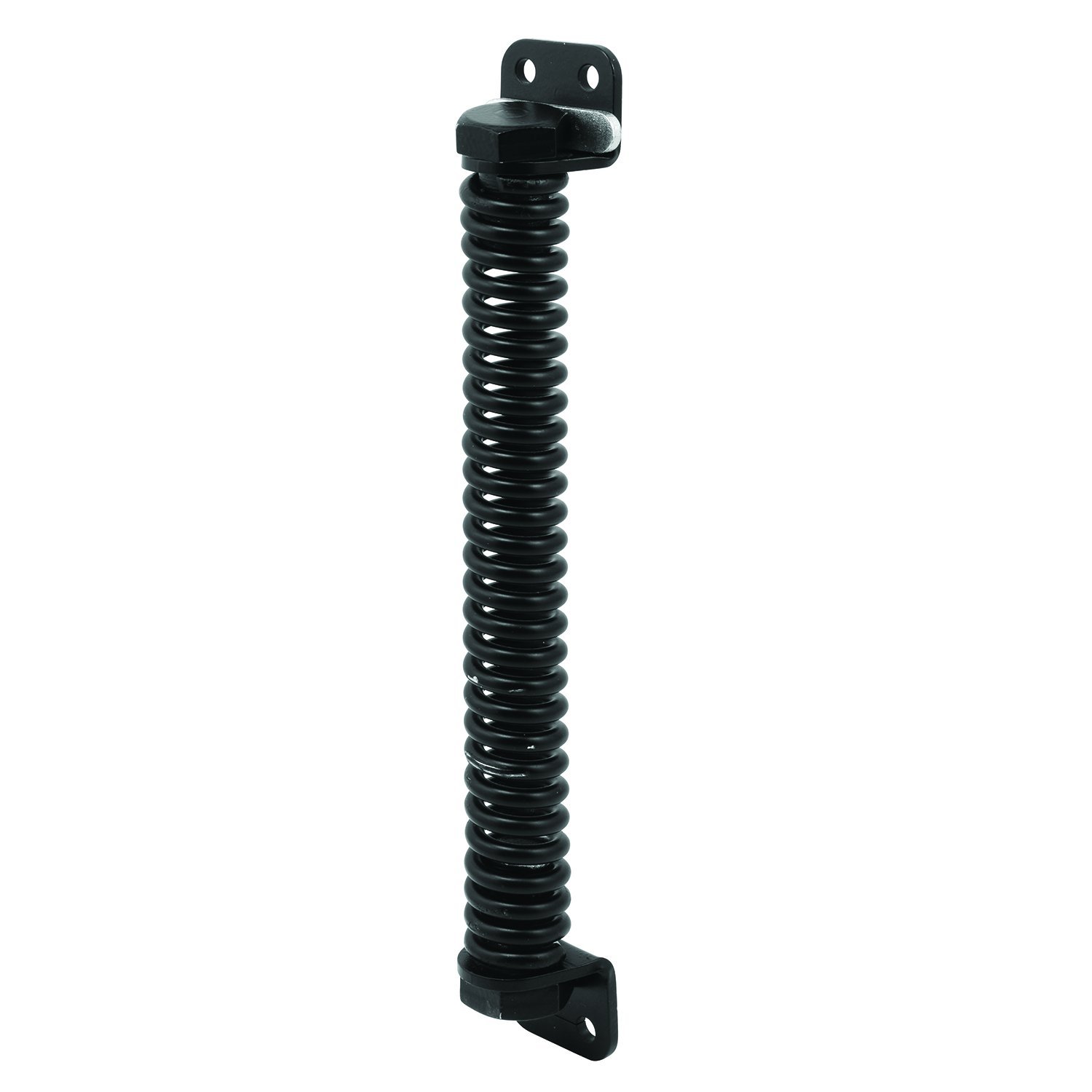 Prime-Line RG 18667 Adjustable Self Closing Gate Spring - 8 Inch Steel Black Hardware for Wooden Fences, Garden Gates & Pet Enclosures (Single Pack)
