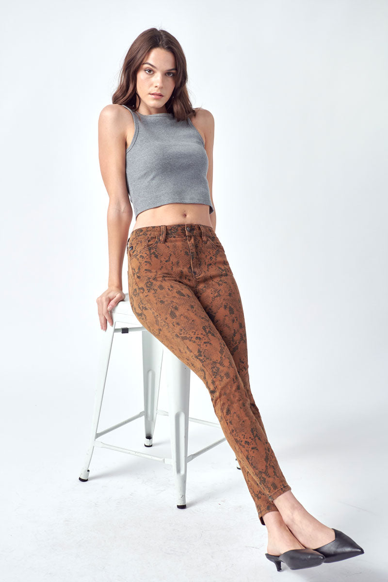 Anastasia High Rise Super Skinny Jeans for Women - Stretch Denim Pants Slim Fit Tummy Control - Perfect for Casual Outfits, Date Nights & Everyday Wear