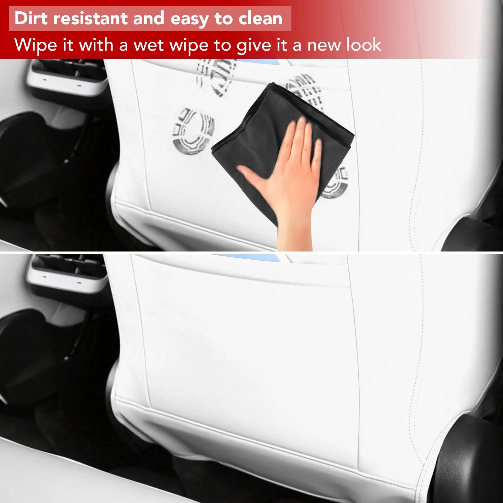 Premium Custom Fit Tesla Seat Covers for Model 3 & Model Y (2017-2025) - Waterproof, Anti-Slip & Breathable - Enhanced Comfort & Interior Protection - Perfect for Road Trips, Daily Commute & Family Travel
