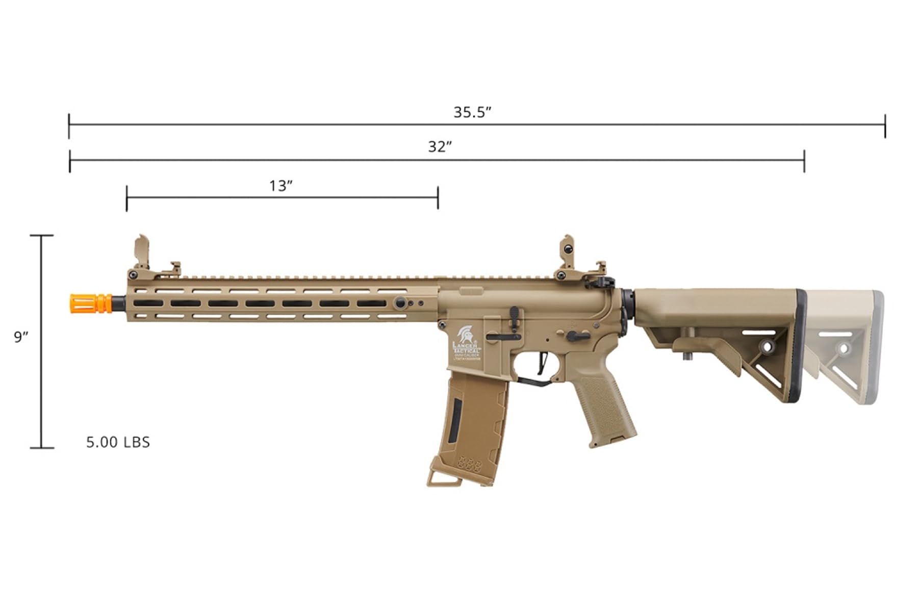 Lancer Tactical Gen 3 Programmable Trigger Hellion MLOCK 13