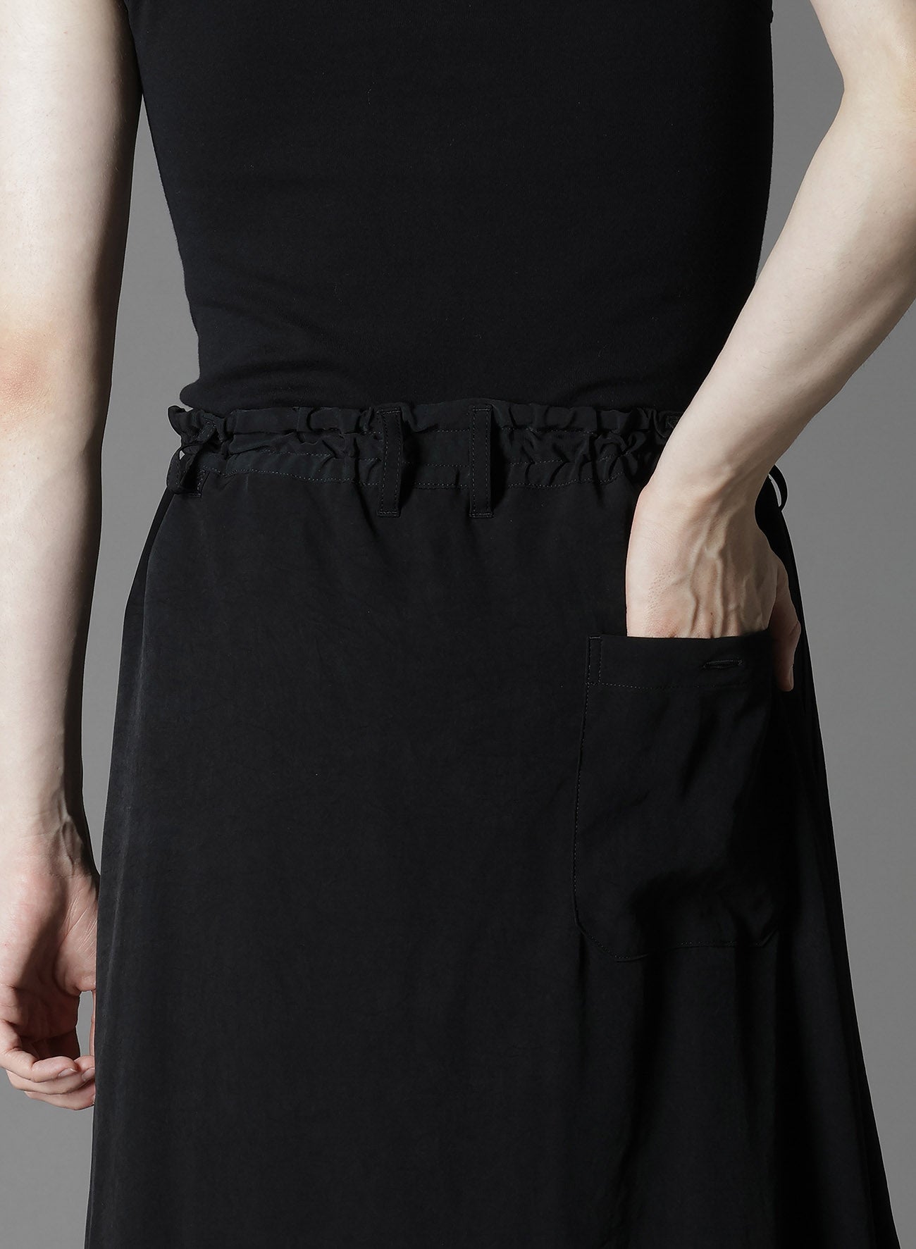 Crepe de Chine Bound Skirt Pants for Women - Elegant High Waist Flowy Palazzo Trousers - Perfect for Office, Party & Casual Wear