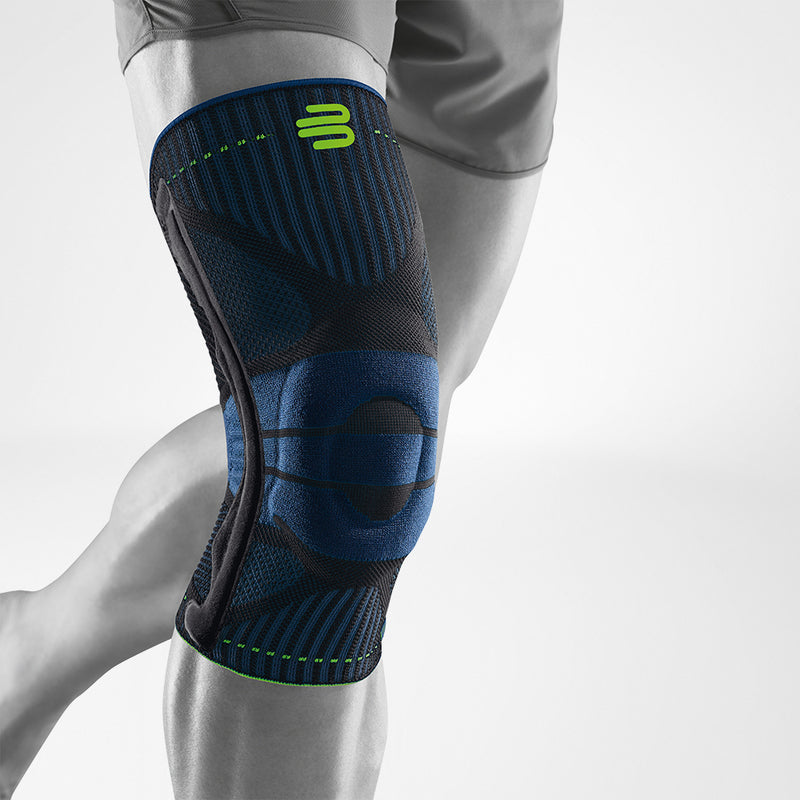 Bauerfeind Sports Knee Support Brace - Breathable & Adjustable for Running, Basketball & Workout - Knee Pain Relief & Injury Recovery (Black)