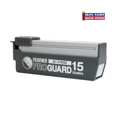 Feather Artist Club PRO GUARD Razor Blades - Premium Japanese Stainless Steel Replacement Blades for Straight Razor Shaving - Perfect for Barbers & Home Grooming