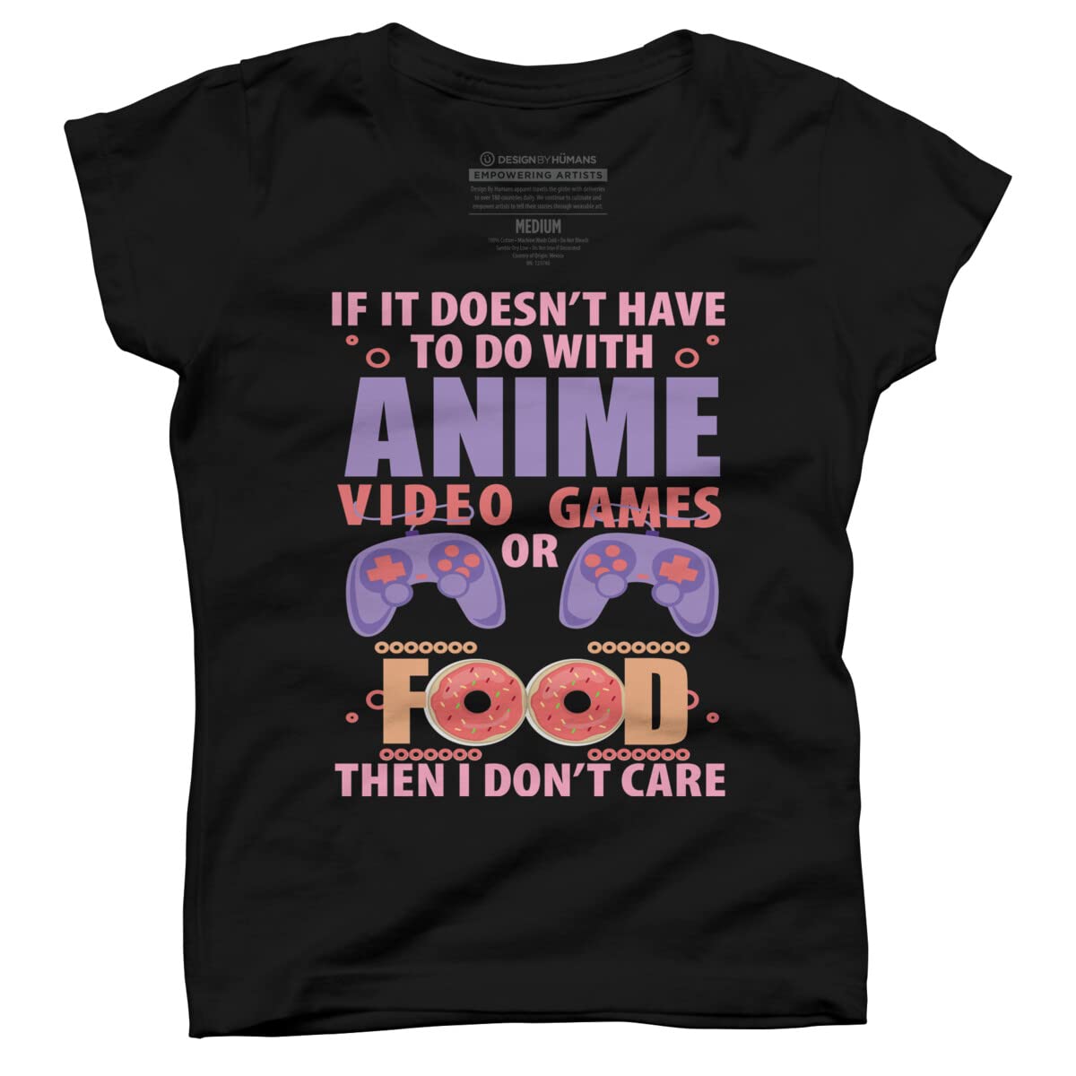 Design By Humans Anime ZeusSE Graphic T-Shirt for Girls | Trendy Anime Fashion Tee for Casual Wear & Cosplay