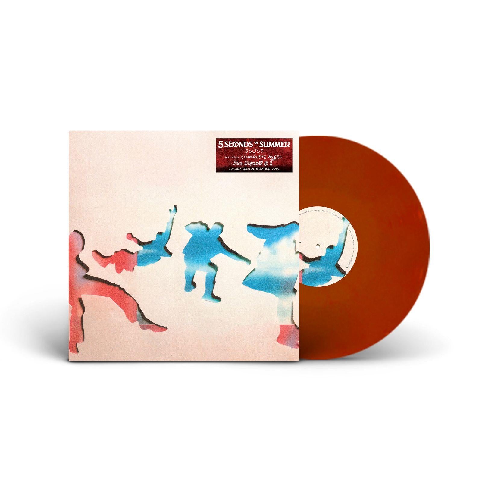 5 Seconds of Summer 5SOS5 Limited Edition Brick Red Vinyl Record - Perfect for Music Collectors & Vinyl Enthusiasts, Great for Home Decor and Gift Giving