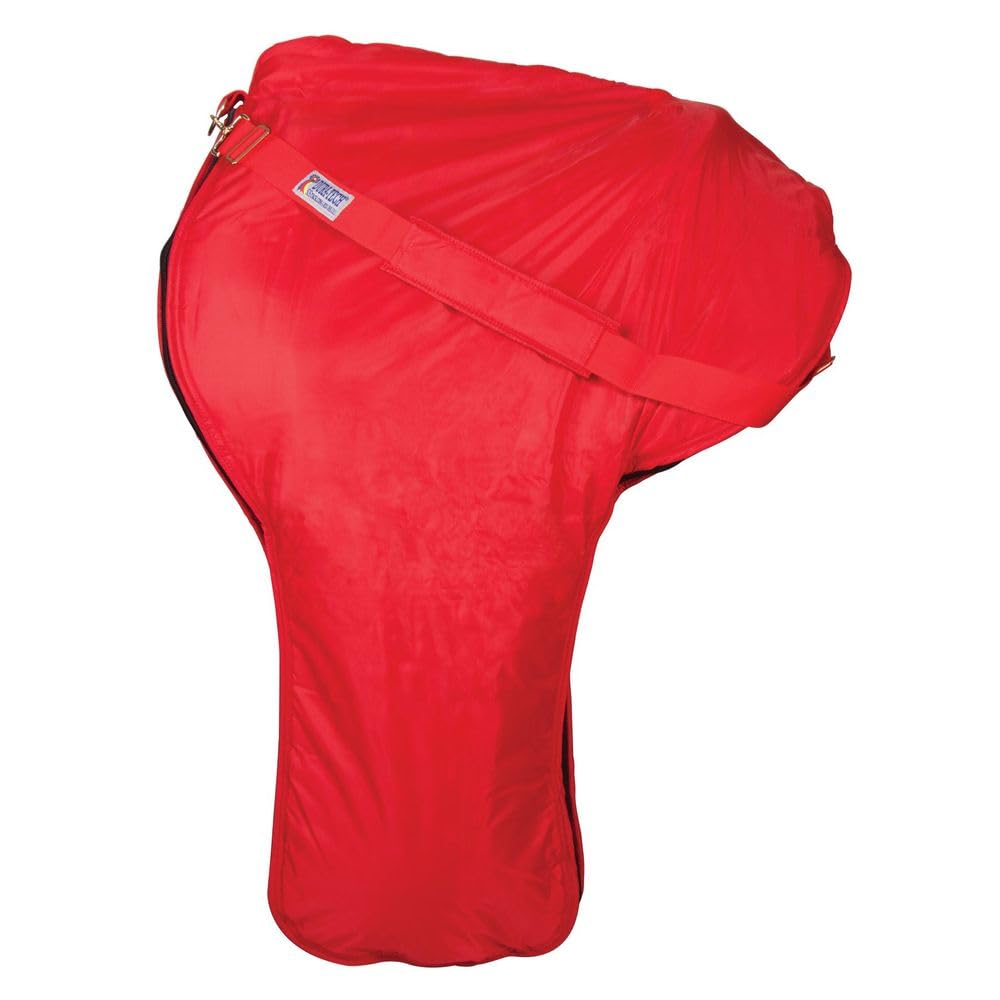 Premium Padded Western Saddle Bag - Heavy Duty Protective Cover for Horse Riding Equipment | Shockproof & Waterproof Design | Perfect for Horse Shows, Travel & Stable Storage