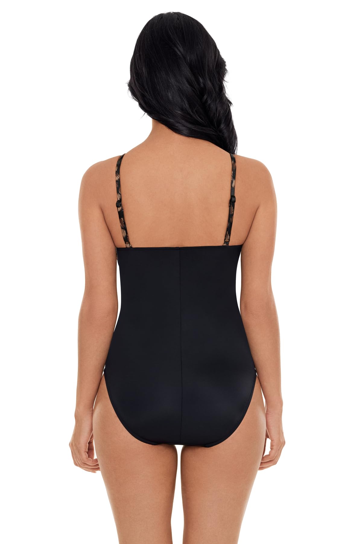 MagicSuit Women's One Piece Swimsuit - High Neck Underwire Bra Bathing Suit for Women, Expressionist Lisa Print, Tummy Control Swimwear for Pool, Beach & Vacation