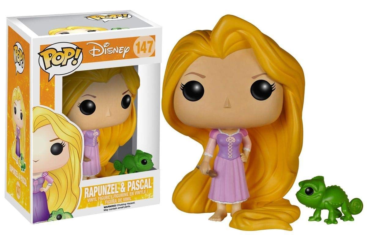 Disney Tangled Rapunzel & Pascal #147 Funko Pop Vinyl Figure Collectible Toy - Perfect for Disney Fans, Collectors, and Home Decor