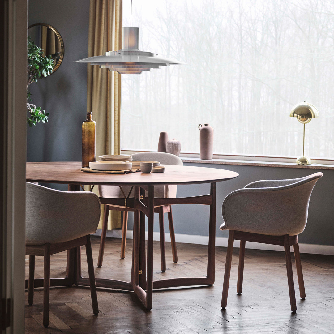 Drop Leaf HM6 Dining Table - Expandable Space-Saving Design for Small Apartments & Kitchens | Perfect for Family Dinners & Entertaining Guests