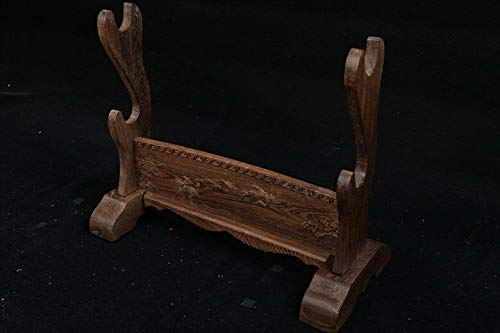 Premium Padded Katana Sword Stand - 2-Tier Samurai Sword Display Holder for Katana, Wakizashi, Tanto - Perfect for Home Decor, Martial Arts Dojo & Japanese Sword Collection Display