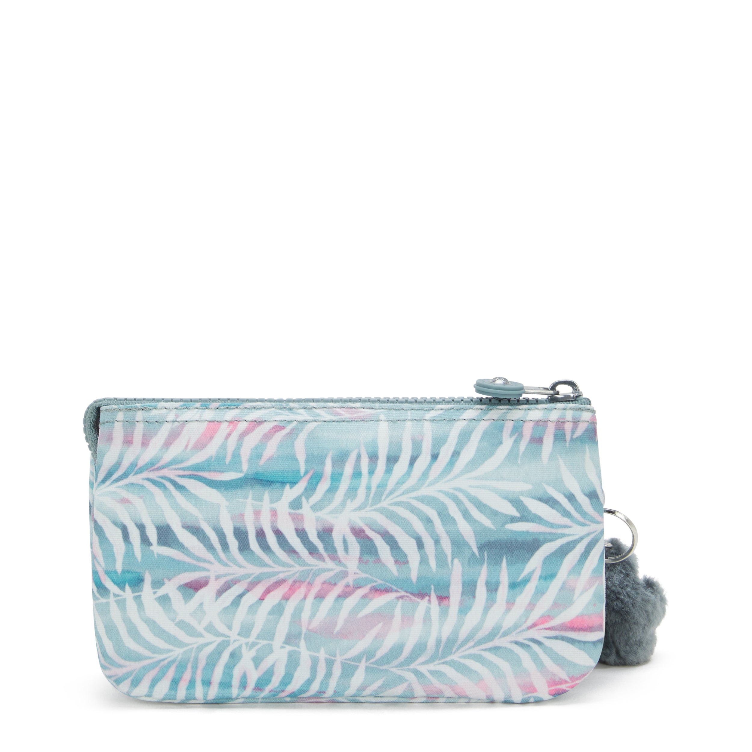 Kipling Creativity Large Printed Pouch - Trendy Palmtree Leaves Design for Women | Perfect for Travel, Gym & Everyday Use