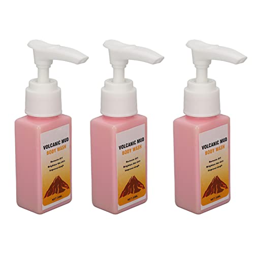 Volcanic Mud Body Wash - Oil Control & Brightening 3pcs for Bath & Shower