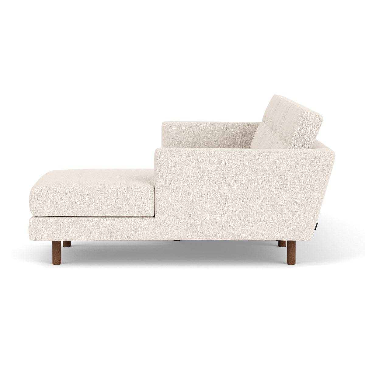 Luxury Conrad Boucle Right Chaise Sofa - Modern Upholstered Sectional Couch for Living Room, Lounge & Home Theater | Soft Chenille Fabric, Comfortable Seating for Family & Guests