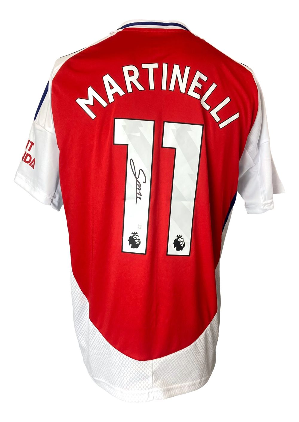 Gabriel Martinelli Signed Arsenal Adidas Authentic Soccer Jersey - Limited Edition Collectible for Fans & Memorabilia Enthusiasts - Perfect for Display, Gifts & Sports Collections