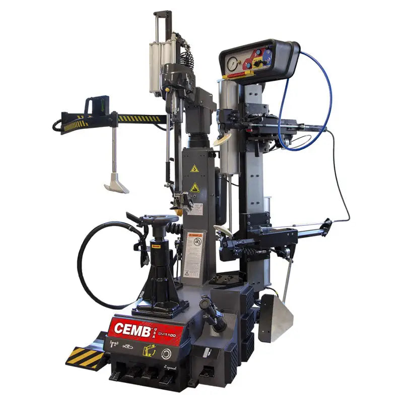 Cemb SM1100 Center Post Leverless Tire Changer Machine - Professional Automotive Tire Changing Equipment for Shops & Garages (Ideal for Car, Motorcycle & ATV Tires)