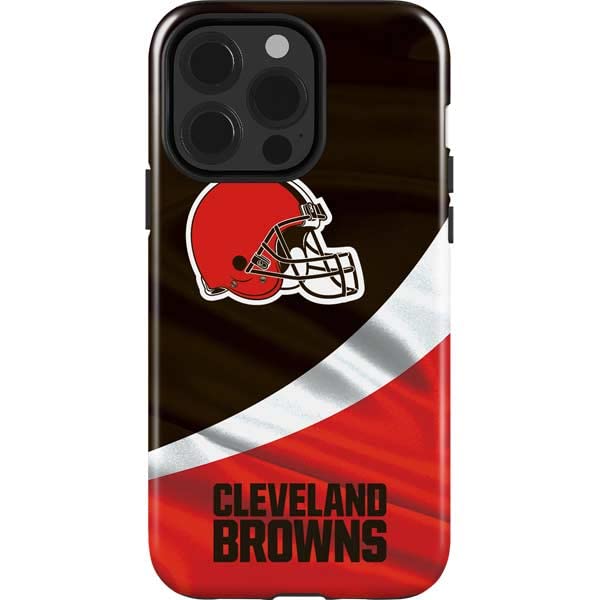Skinit Impact Phone Case for iPhone 13 Pro - Officially Licensed NFL Cleveland Browns Design | Durable Protection for Everyday Use, Sports & Travel