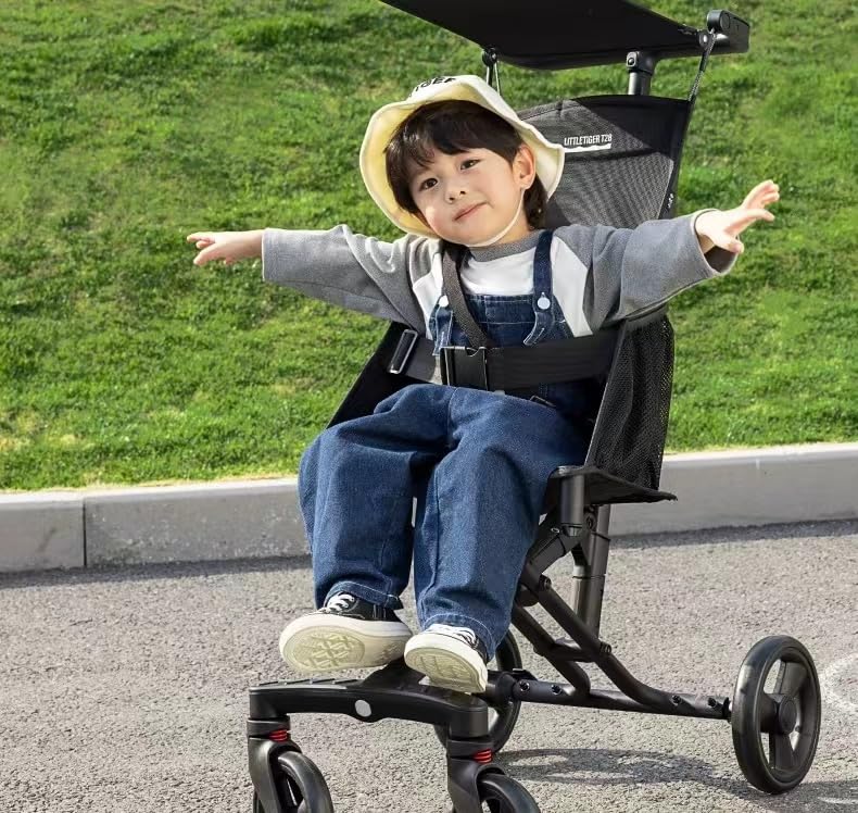 Lightweight Compact Umbrella Stroller for Kids Ages 4-8 | Portable Baby Stroller for Travel, Shopping & Outdoor Walks