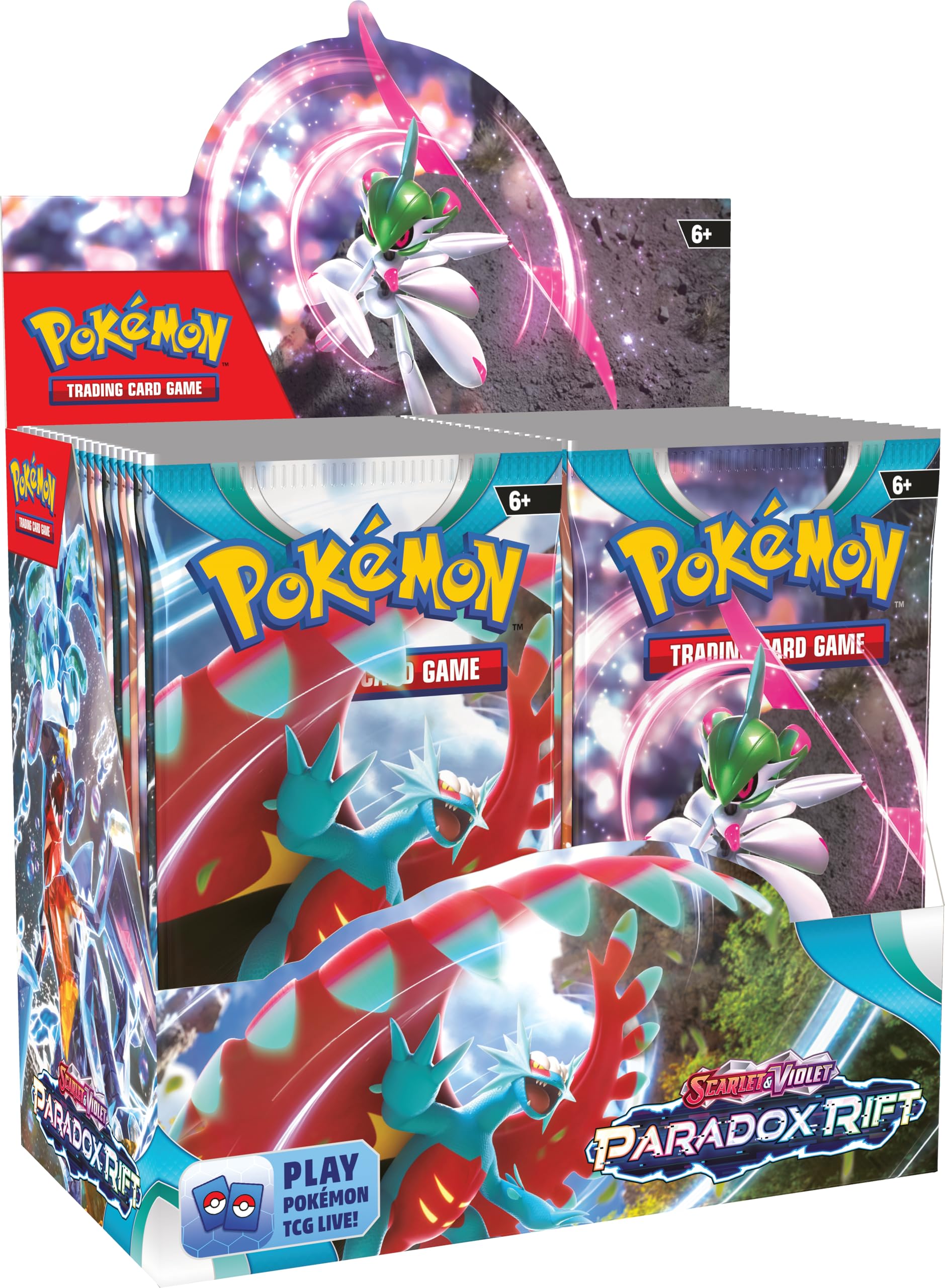 Pokemon TCG: Scarlet & Violet Paradox RIFT Booster Display Box - 36 Packs for Collectors & Players | Perfect for Tournaments, Trading & Gift Giving