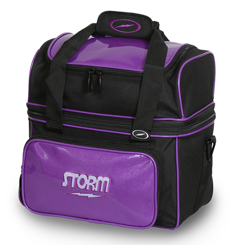 Storm 1 Ball Flip Tote Amethyst Bowling Bag - Premium Single Bowling Ball Carrier with Shoulder Strap - Perfect for League Play & Practice Sessions