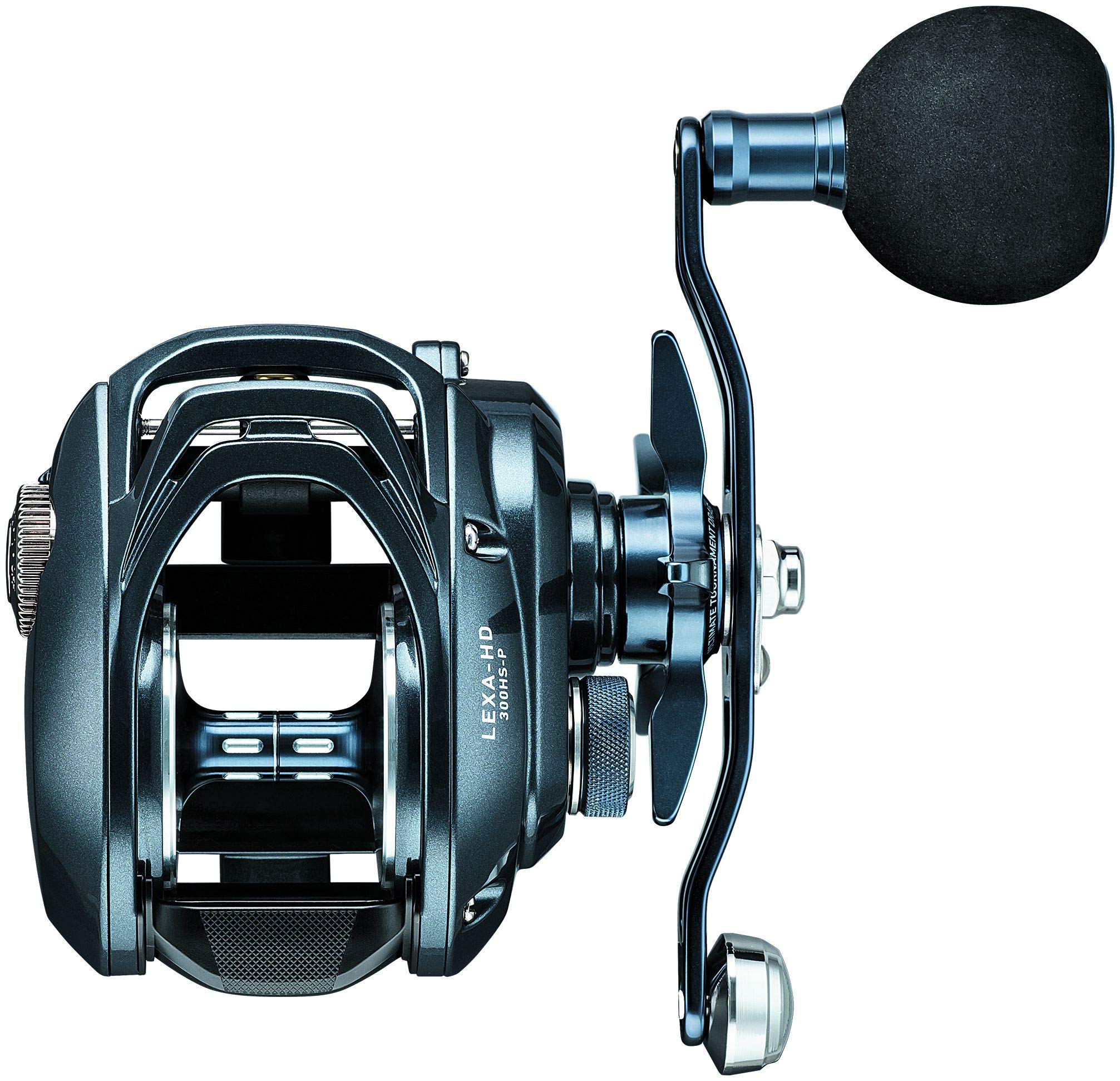 Daiwa Lexa HD Low Profile Baitcasting Reels - Smooth Drag System for Saltwater & Freshwater Fishing - Perfect for Bass, Walleye, and Inshore Fishing Adventures