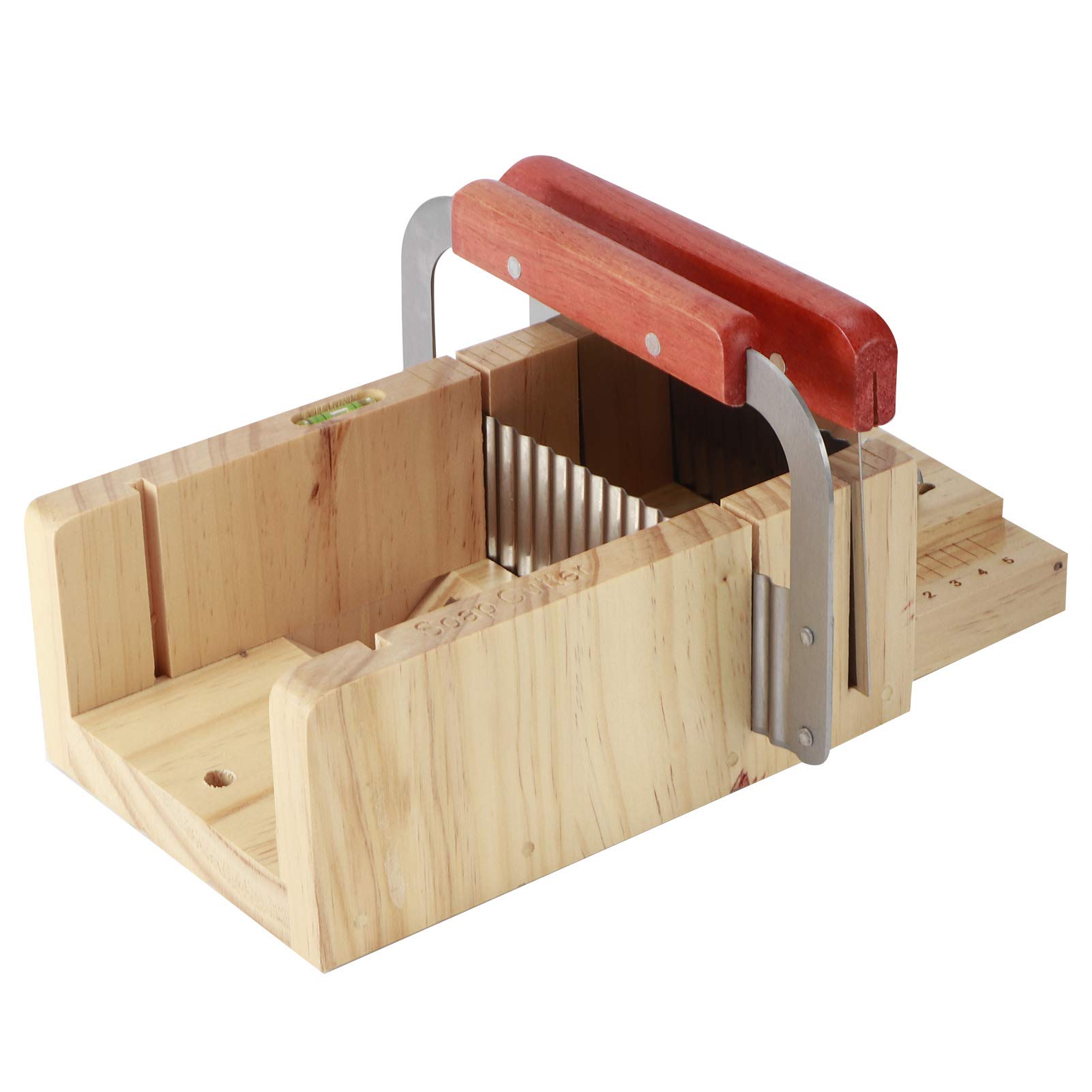 Adjustable Wooden Soap Cutter Set - Multi-Function DIY Soap & Bread Cutting Tool with Mold for Handmade Candles | Perfect for Home Crafting, Soap Making & Baking Projects