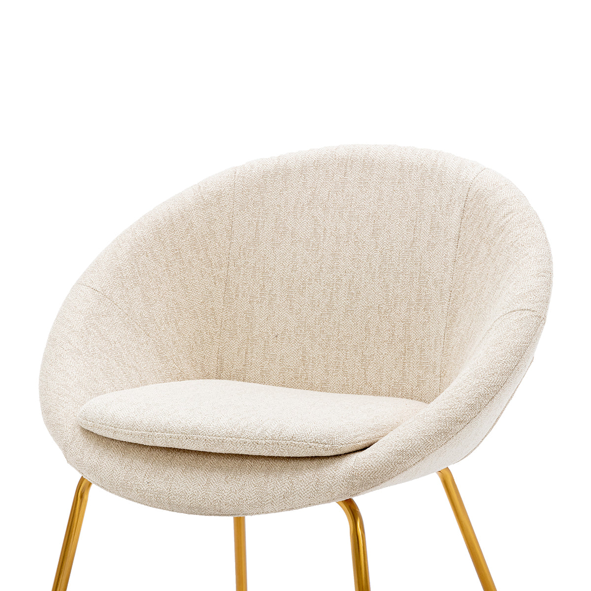 Premium Halo Fabric Lounge Chair - Modern Comfortable Accent Chair for Living Room, Bedroom & Office - Perfect for Relaxing, Reading & Lounging