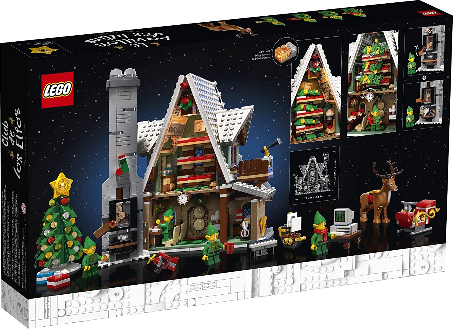LEGO Elf Club House 10275 Building Kit - Creative Holiday Toy for Kids & Collectors - Perfect for Christmas Decor & Playtime Fun