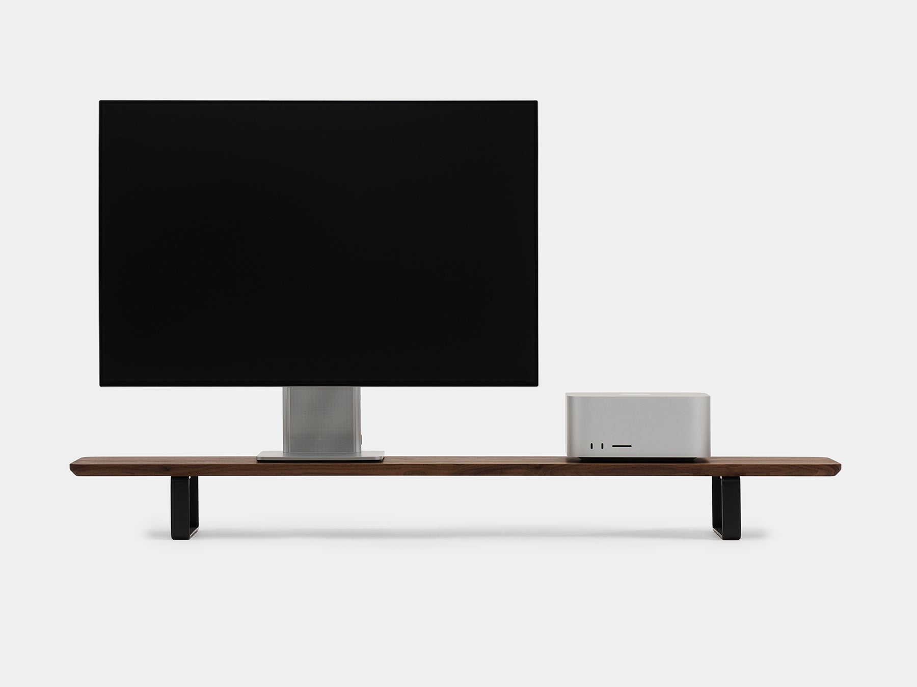Dual Monitor Stand for Desk - Adjustable Computer Monitor Riser with Shelf - Perfect for Home Office, Gaming Setup & Workspace Organization