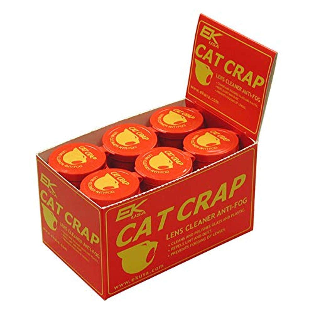 CAT CRAP Anti-Fog Lens Cleaner for Glasses, Goggles & Mirrors – Prevent Fogging for Skiing, Swimming & Outdoor Activities