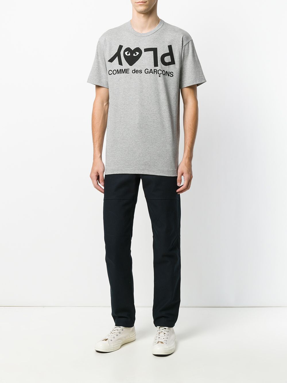 Comme des Garcons Grey T-Shirts & Polos for Men - Stylish Casual & Streetwear Outfits